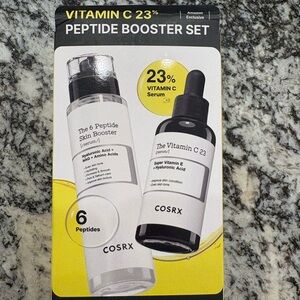 COS Vitamin C Peptide Booster Set with Black and Yellow Packaging
